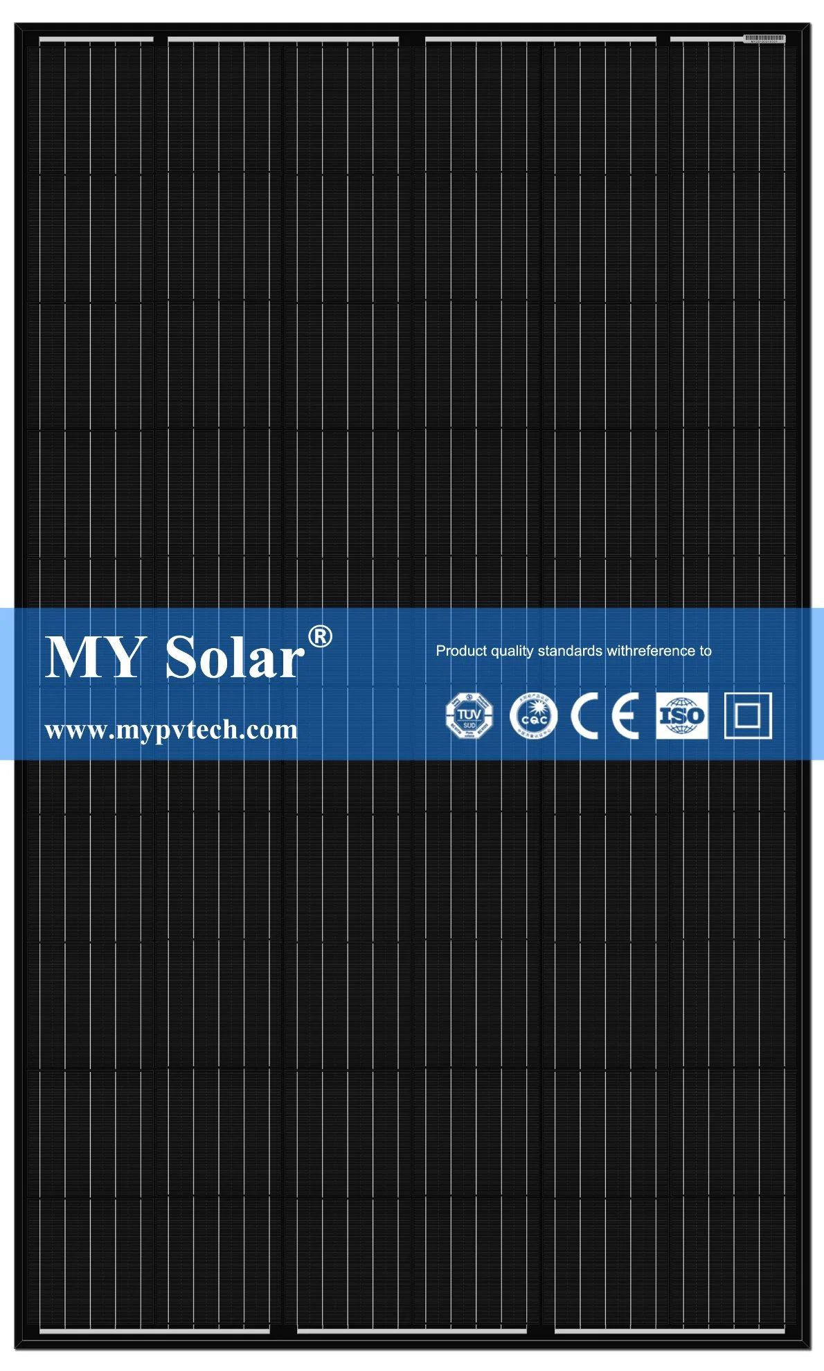 Precio más bajo de alta eficiencia al aire libre en la azotea de 320W de las células solares mono