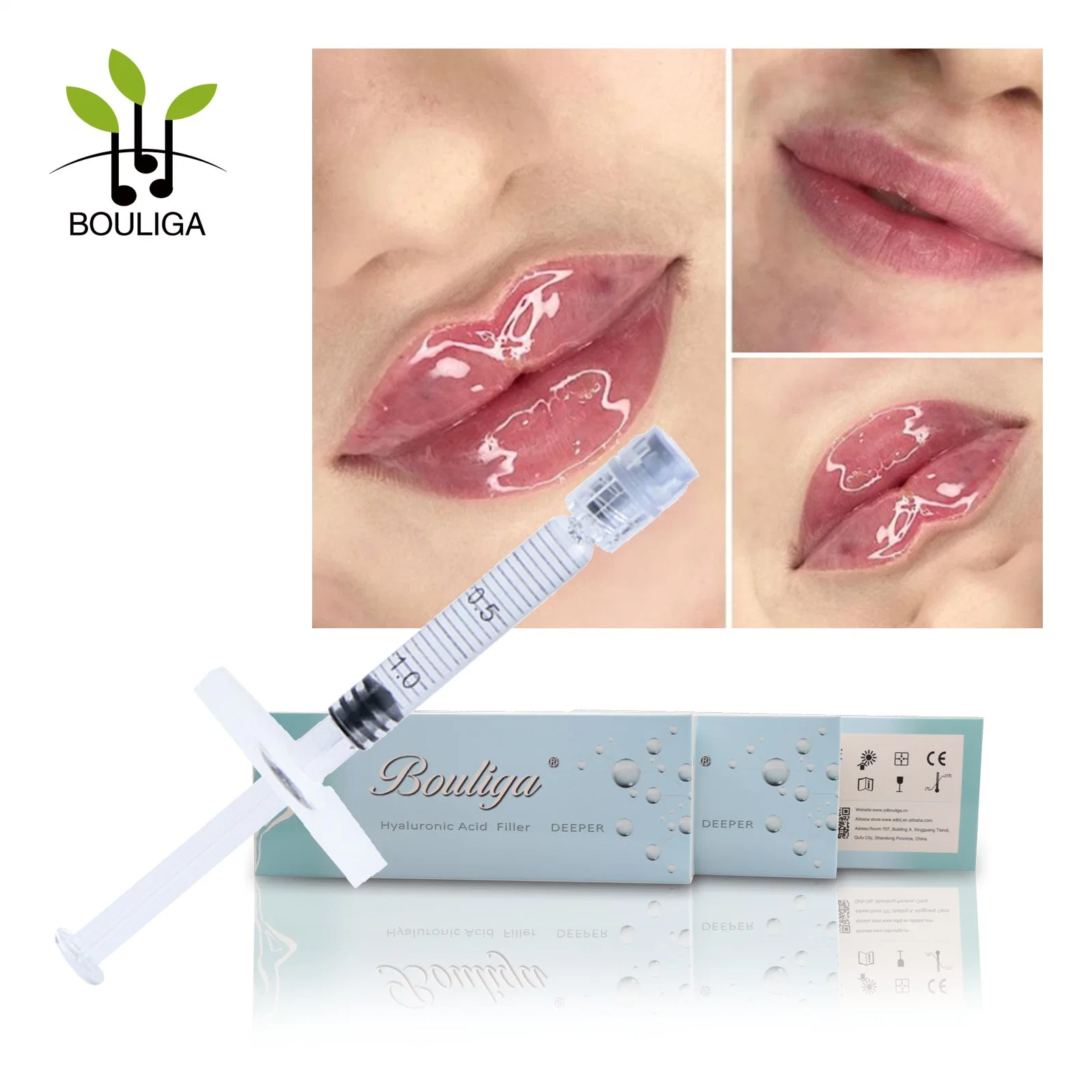 Relleno dérmico Filler inyecciones Lip Enhancer inyecciones Lip Enhancer Filler Hyaluronic Ácido