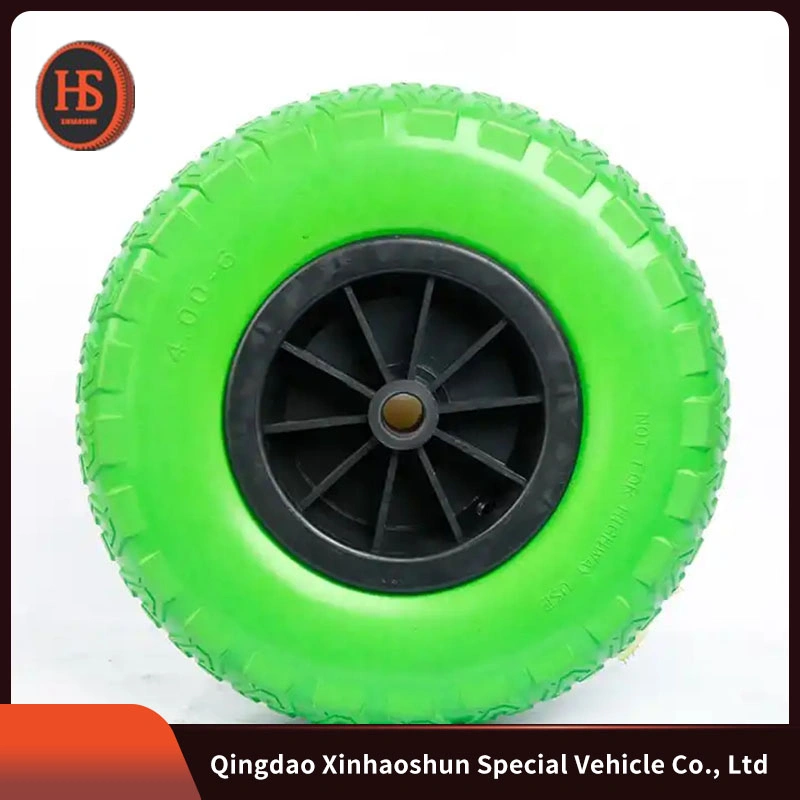 Good Quality 12 13 14 16 Inch PU Foam Rubber Tire Solid Flat Free 2.50-4 3.50-8 4.00-8