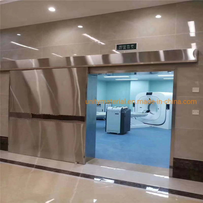 Customized Clean Room Sliding Swing Stainless Steel Lead Aluminum Door for Hospital, Lab, Pharmaceutical