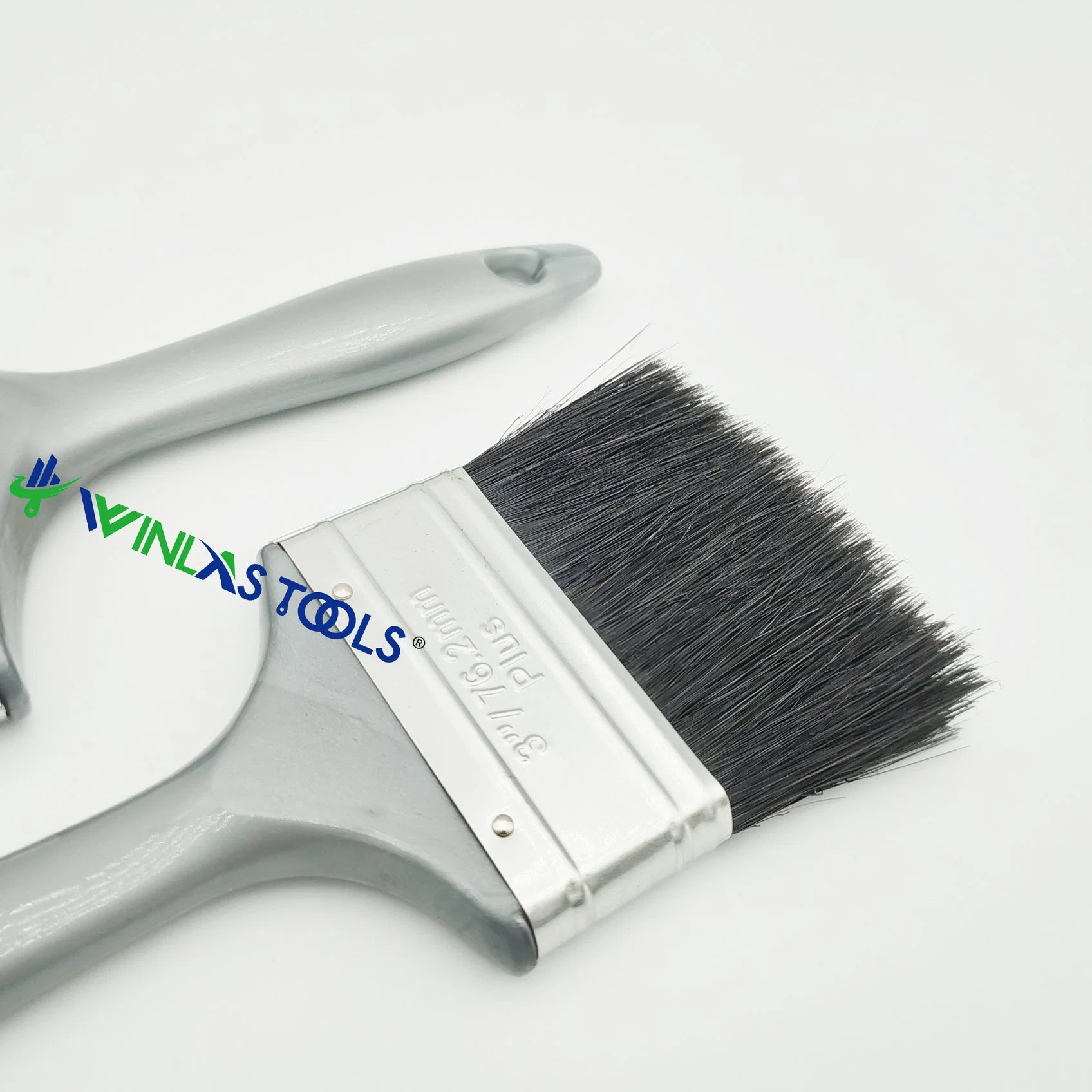 Wholesale/Supplier Price Plastic Handle Black Pig Bristle Polyester Filament Paint Brushes