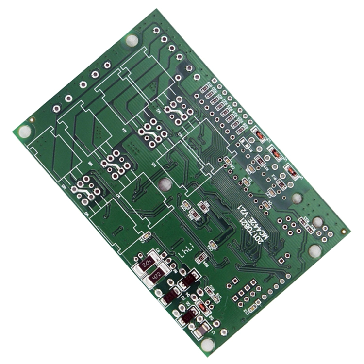 Sin plomo HASL rígida placa PCB la producción en masa de color verde con aceite de la máscara de soldadura PCBA