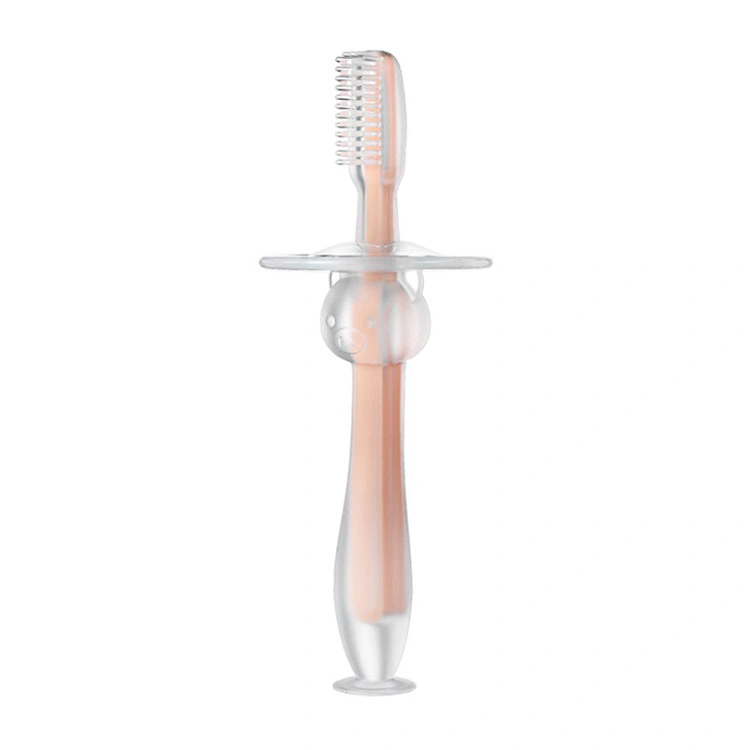 Silicone Durable Suction Soft Baby Toothbrush