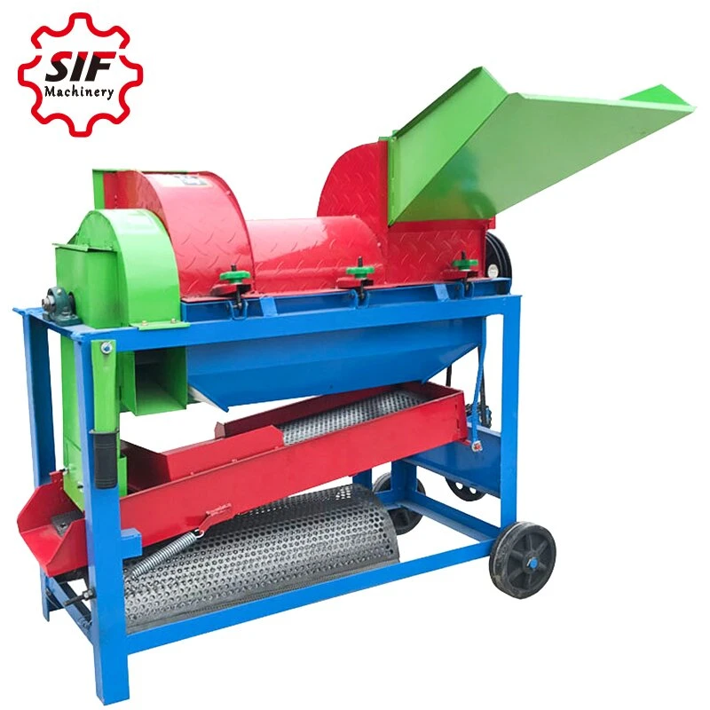 Farm Machine Mini Corn Harvester Maize Husking Machine Grain Thresher Rice Thresher Machine Corn Thresher Machine