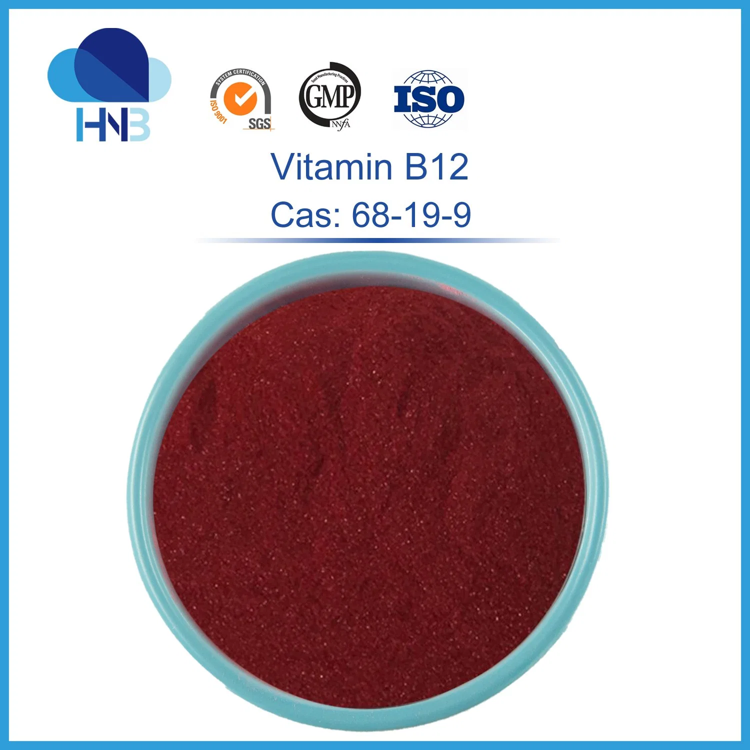 CAS: 13422-55-4 Vitamin B12 Mecobalamin Powder Methylcobalamin