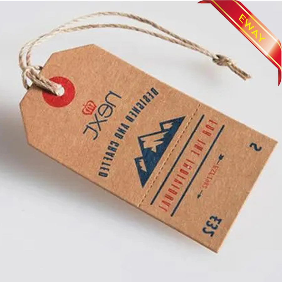 Paper Hang Tag Hangtag Kraft Paper Tag for Garment