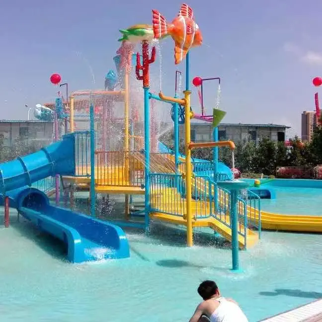 Customizable Water Park Equipment Manufacturer of Large Outdoor Fiberglass Water Park Equipment