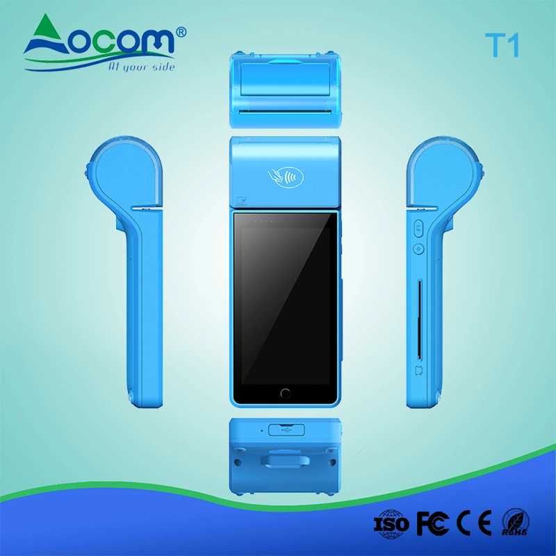 Android Qr Code Psam Slot NFC POS Terminal with Printer