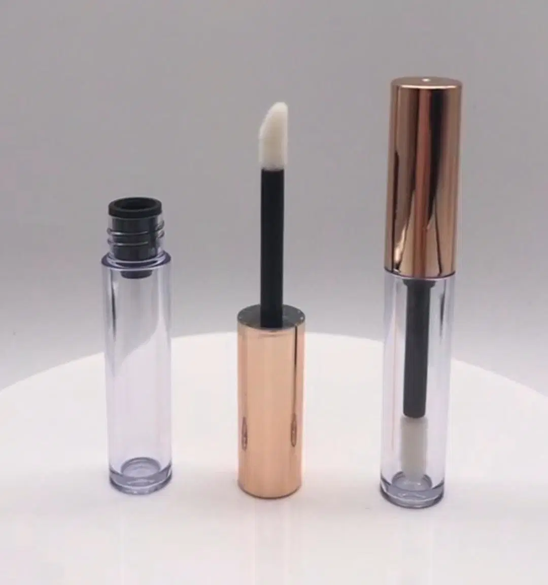 Promoción de probador de embalaje maquillaje 1ml Lip Gloss caso tubo corrector