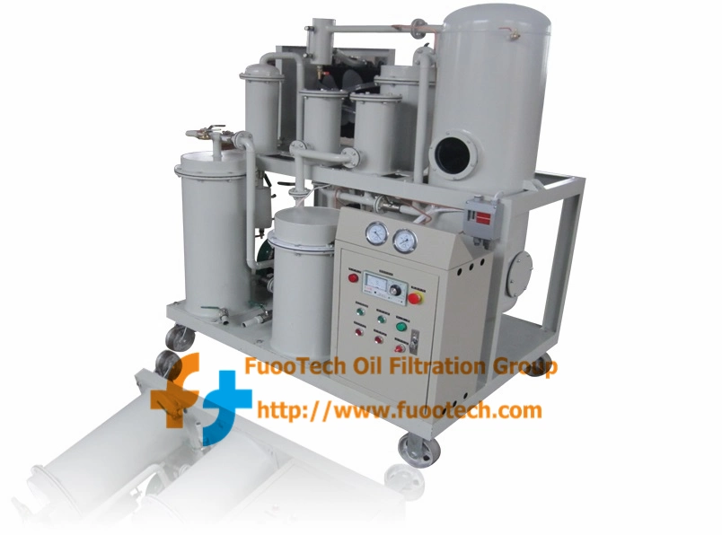 Fuootech Used Lubricating Oil Vacuum Oil Purifier Hydraulic Oil Purifier