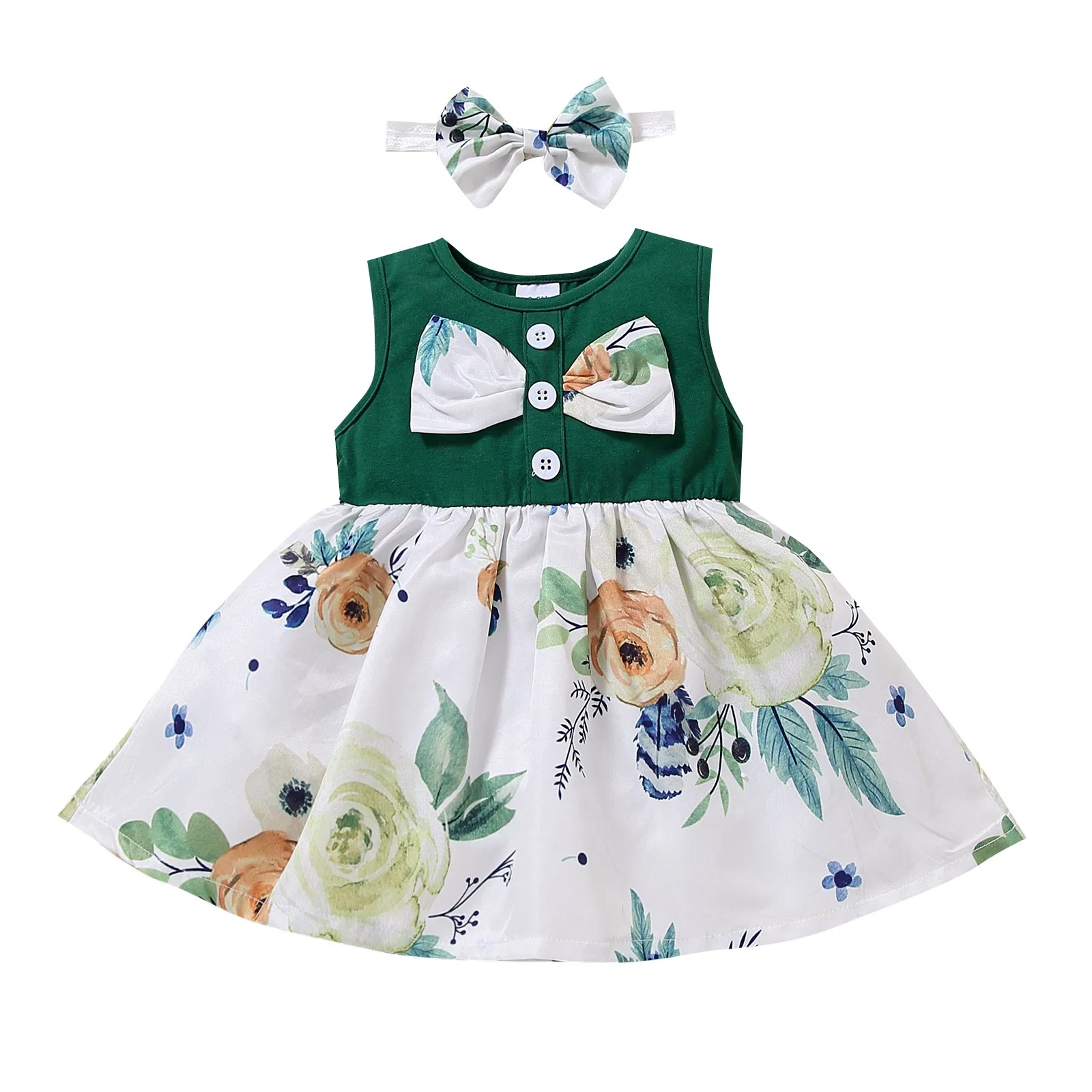 Fashion Children Clothes Summer Cotton Baby Girl Dresses Comfortable Girls Clothing