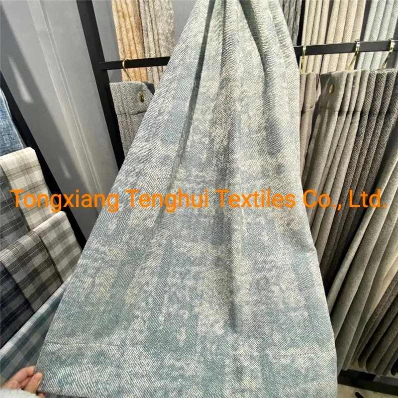 Hot Wholesale High Quality Polyester Curtains Window for The Living Room Fabric Home Textile