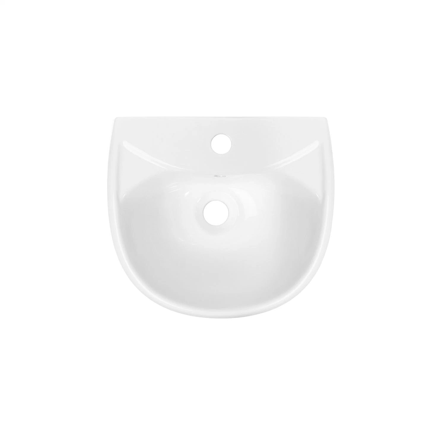 WC cUPC Ceramic lavatorio certificado hecho a mano diseño compacto Blanco Oval Cuarto de baño de Porcelana lavabo de pared a pared lavabo independiente