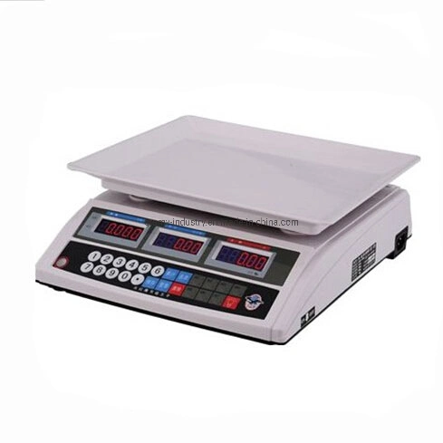 Acs Electronic Price Weighing Computing Scale 15kg 30kg