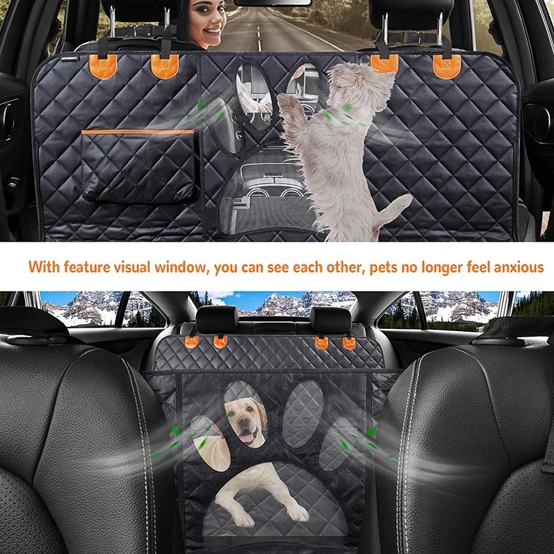 Car Pet Dog Mat, Easy to Fold The Car Pet Cushion. Protects The Car Seat Neatly