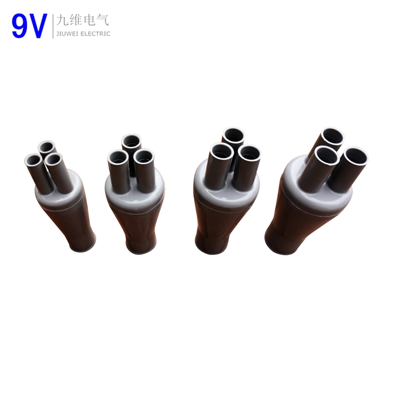 Low Voltage Cold Shrink Insulate Breakout Silicone Rubber 3 Core Cable Breakout Boots