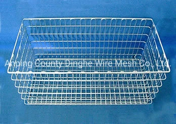 Stainless Steel Freezer Welded Storage Basket for Icebox