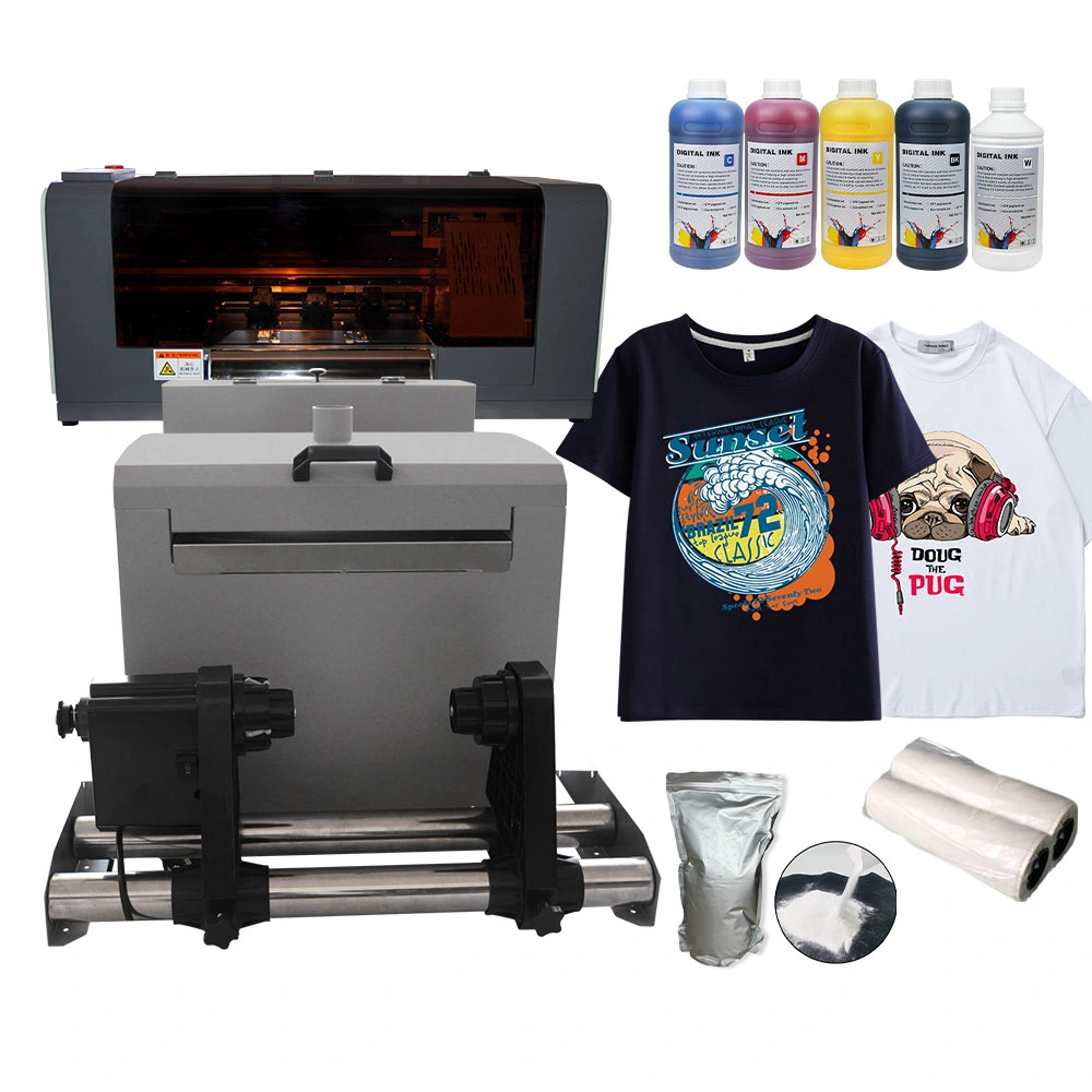 A3 30cm Dtf Printer XP600 with Oven Machine