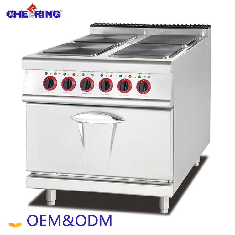 Ovaciones hornillo de gas con 4 quemadores y horno eléctrico