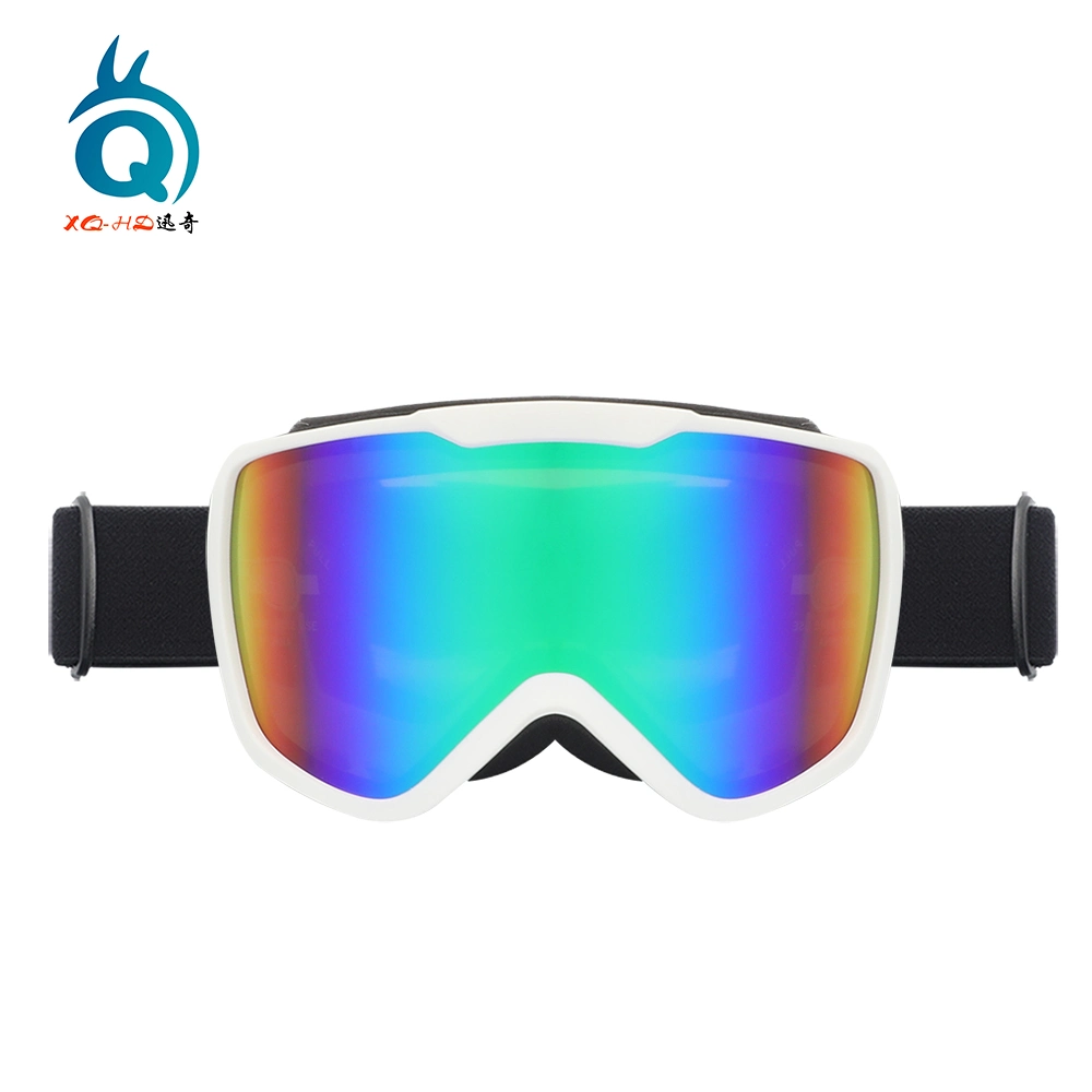 Custom Sicherheit Schnee Skifahren Schutz Anti Nebel Lens Goggles Ski