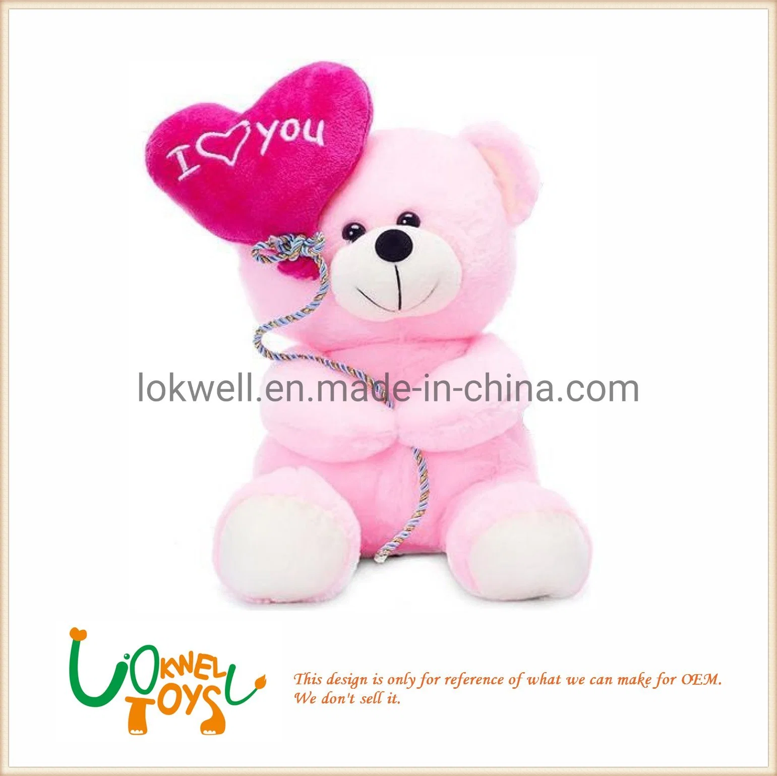 Plush Teddy Bear & Rose Toys Stuffed Valentine's Day Gift