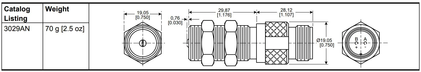 Kjt-3029-Ly Sensores de velocidad de 15,9 mm de alta resolución de 170V