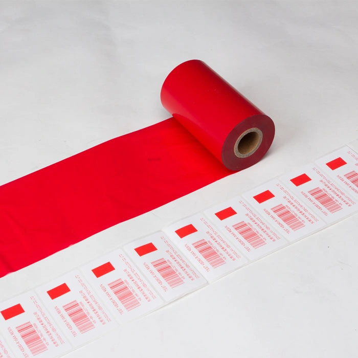 Red Zebra Resin Color Thermal Ribbon for Barcode Printer