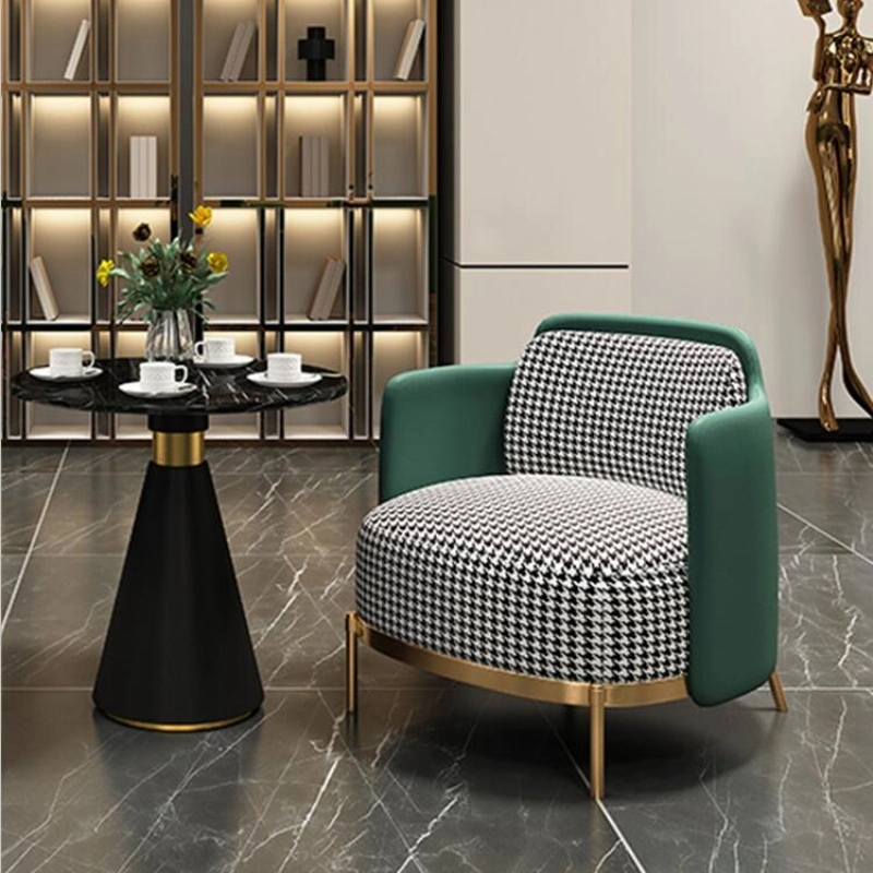 Estilo moderno Sofá de tecido de Moda simples cadeira Sala de estar Café Assento de lazer