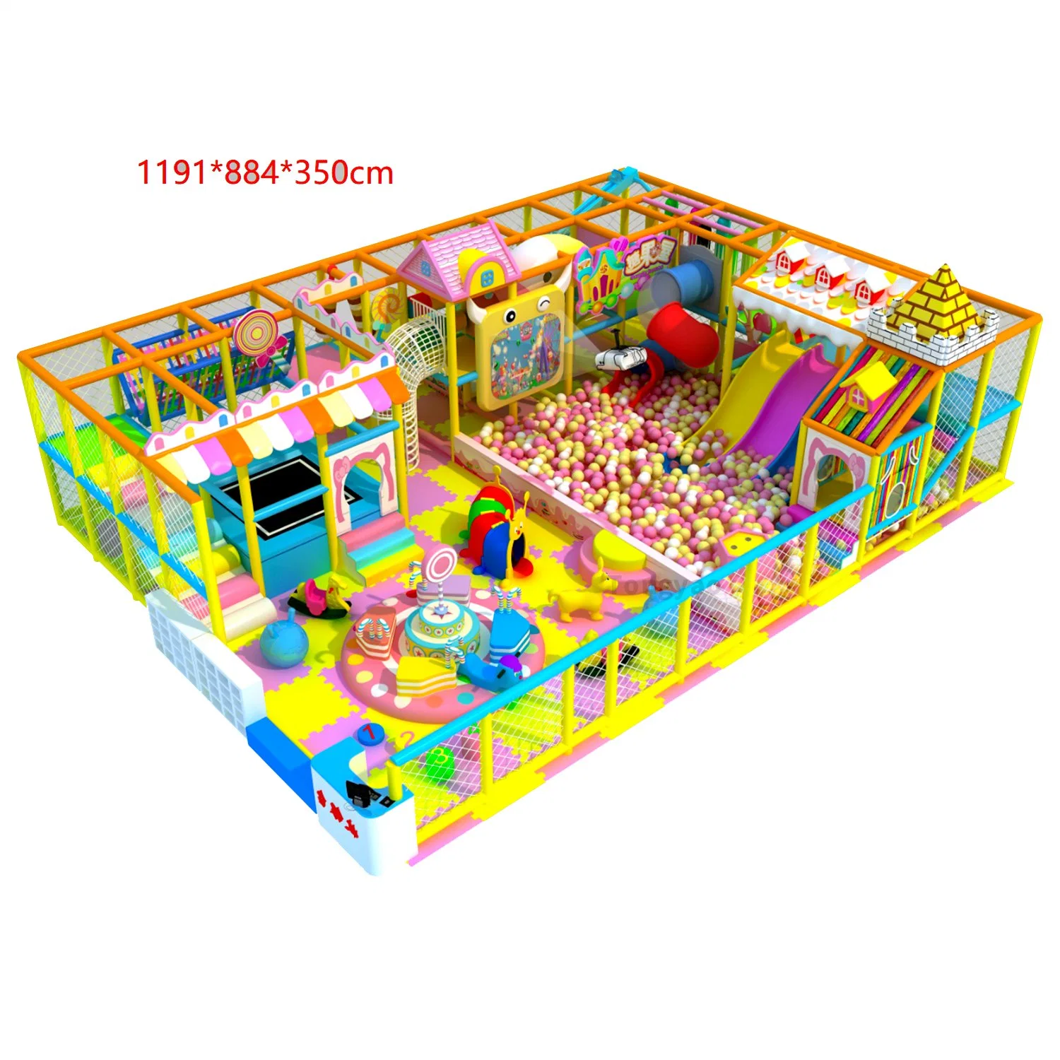 Amusement Equipment Children Park Soft Play Indoor Playground (12*9)