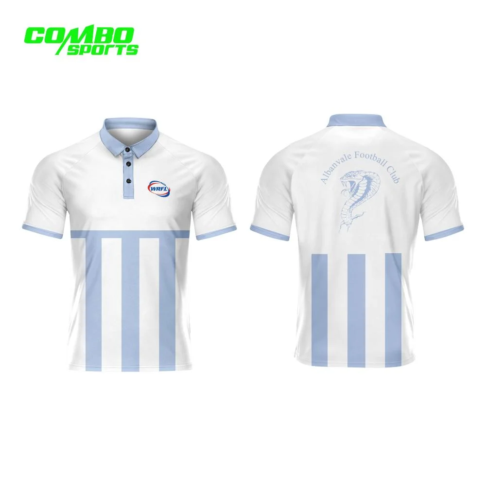 Combo Customized Herren Polyester Schnell Trocknende Tops Team Sport Poloshirt