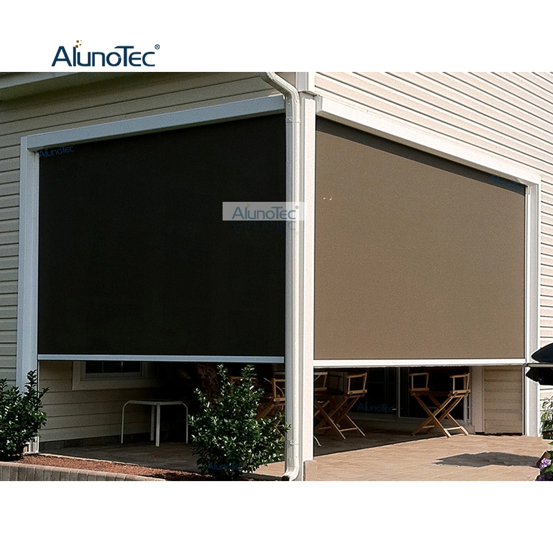 Automatic Window Shade Rolling Cover Vertical Drop Down Fabric Screen