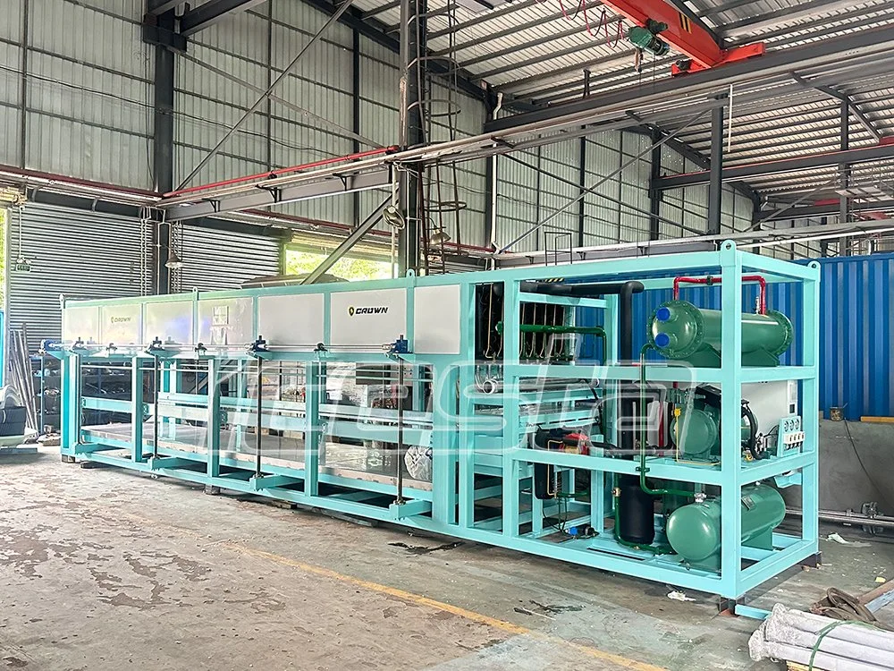 Customized Icesta New Style Automatic Energy Saving Long Service Life Water Defrost 10 Ton Industrial Ice Block Making Machine