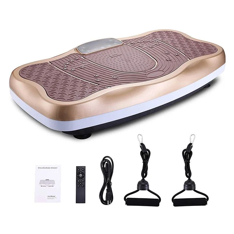 Máquina de vibración para ejercicios Crazy Fit Massager Body Shaper Slimmer Plate Fitness Gym Equipment