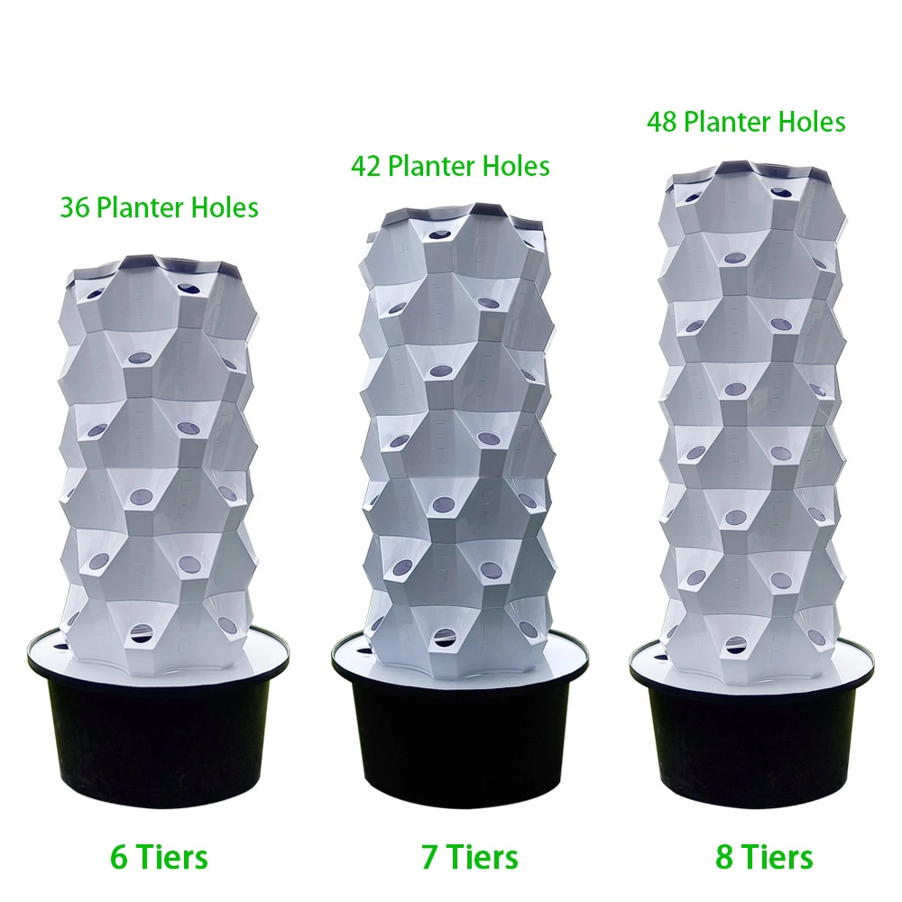 Hydroponic Supplies Vertical Tower Plant Farming Garden for Home