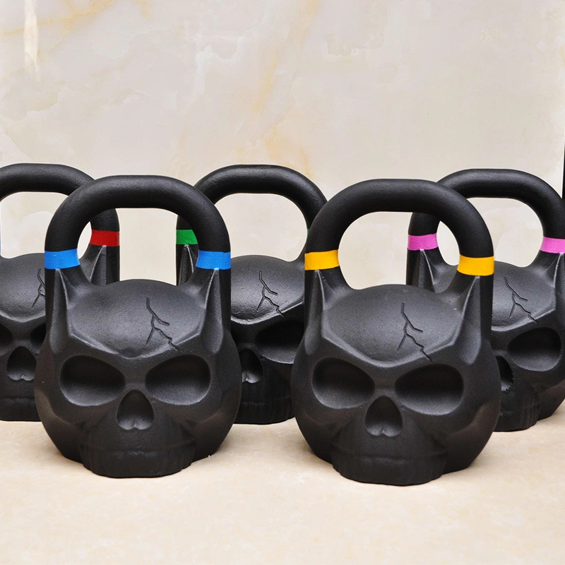 Azj Kettlebell especiales personalizados en diferentes formas de hierro fundido Kettlebell