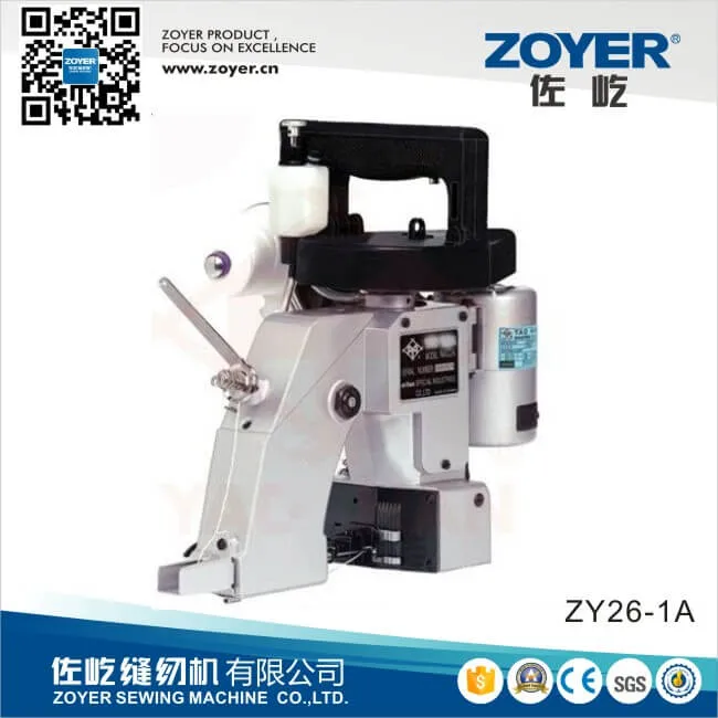 Zy-26 Portable Bag Closer Zoyer Sewing Packing Sealing Machine