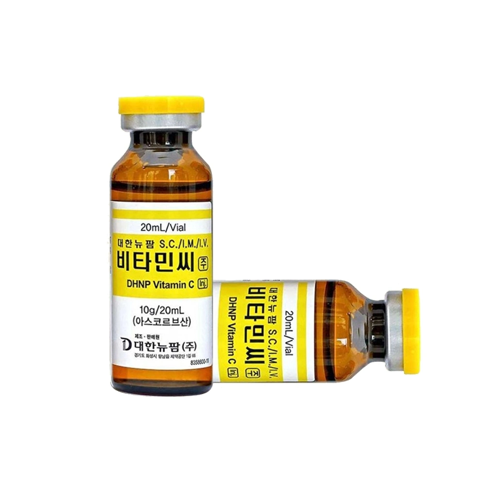 Corea Hot nueva inyección de alta calidad de la glutatión Luthione Cindella 1200 mg de ácido ascórbico Vitamina C El blanqueamiento de la piel inyección para la inyección IV