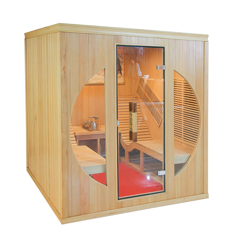 Wooden Steam Infrared Dry 2 Persons Family Sauna Room