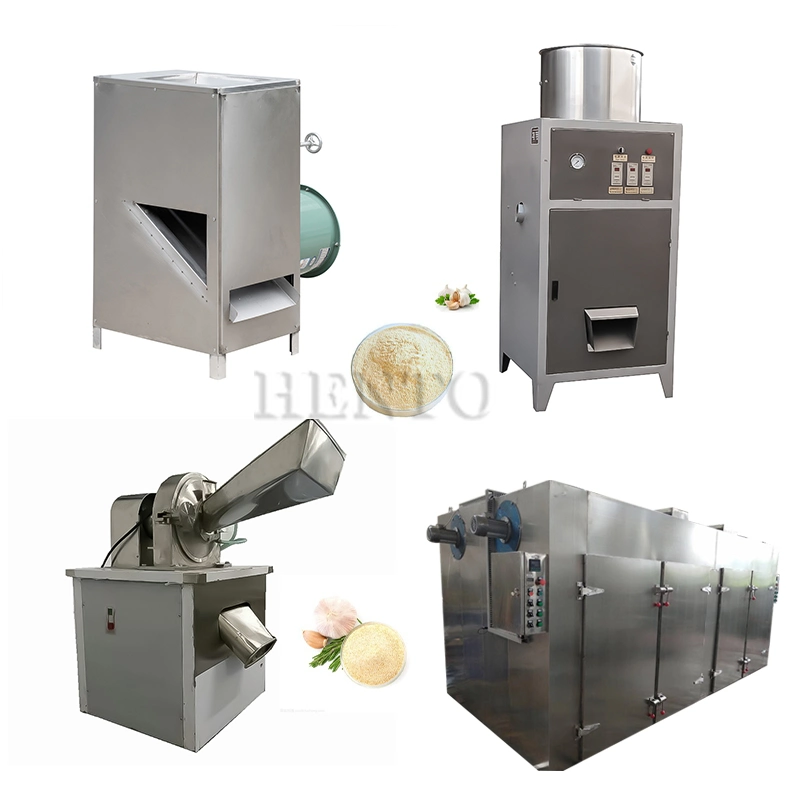 Industrial Electric Garlic Powder Production Line / Garlic Powder Maker Machine