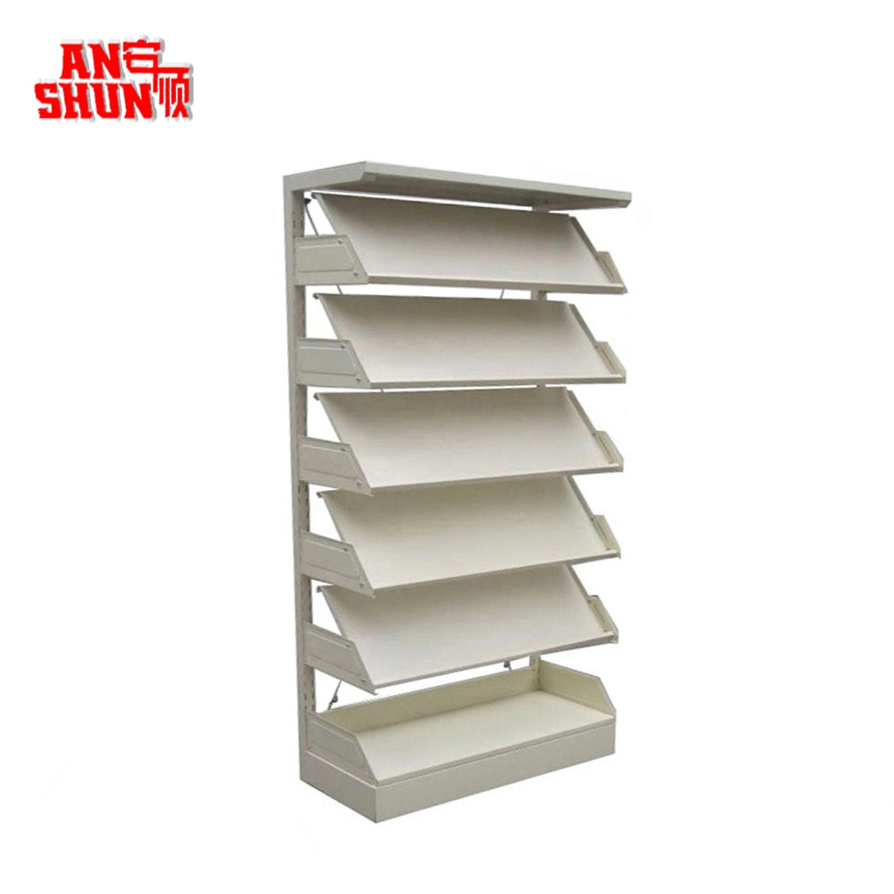 Fas-069 Good Quality School Metal Book Shelves Library Metal Books Shelf