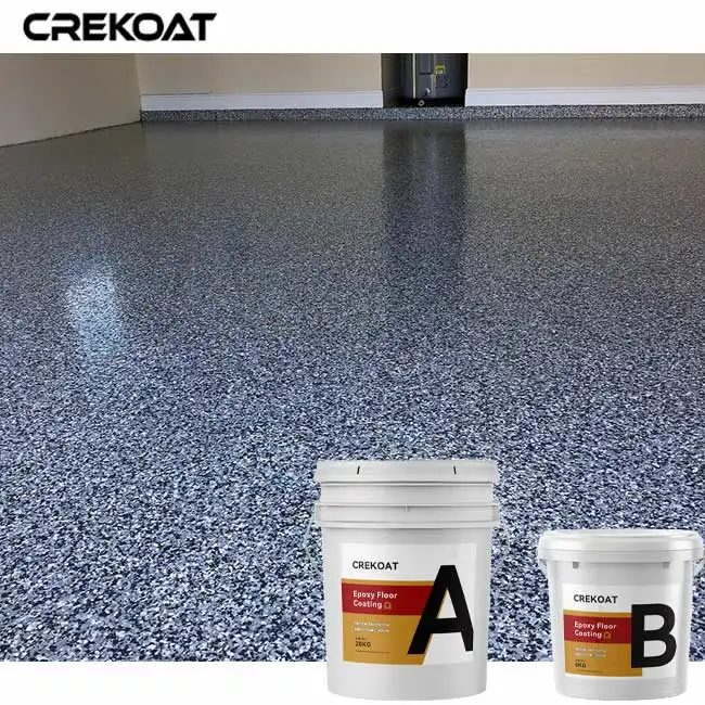 Durable 100 Percent Solids Epoxy Resin for Flake Coating