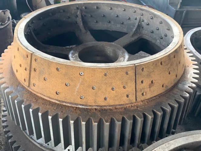 Woven Brake Lining of Ground Hole Drilling Machines Electric Punching Piling Machine Chain Wheel