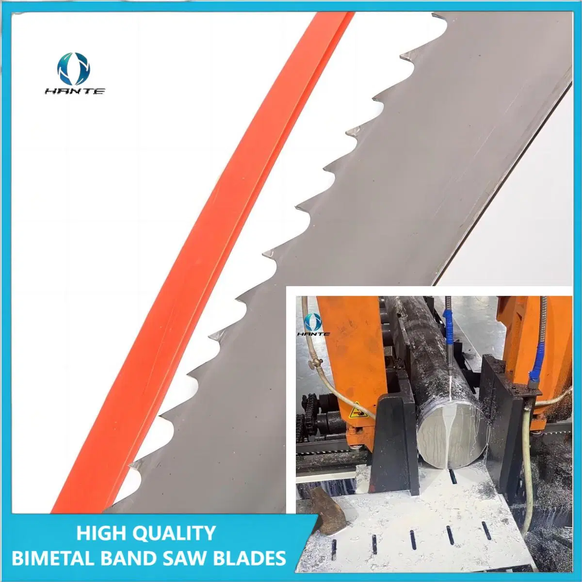 Machine Tool Bimetal Bandsaw Blade with Different Size Excellent Quality Cutting Blades 41mm*1.3 with Excellent Cutting Quality Bandsaw Machine -Band Saw Blades