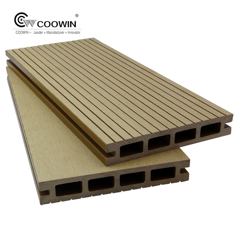 Tw-02b Coowin New Waterproof, Eco-Friendly WPC Floor/Decking Board/Engineered Wood Flooring Building Materials