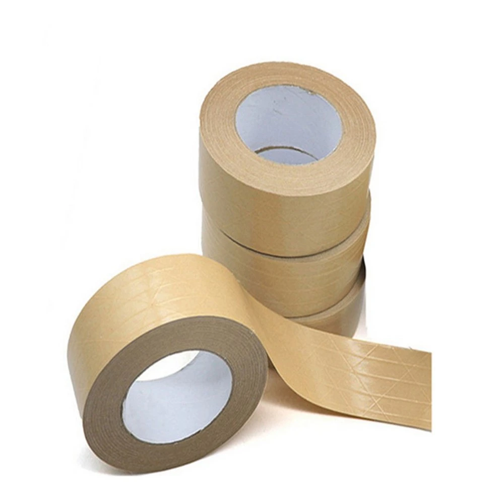 Customizable Wholesale/Supplier Waterproof Reinforced Kraft Paper Sealing Packaging Tape