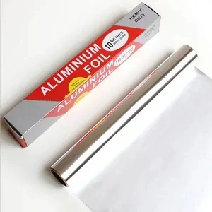 Lámina de aluminio de alta calidad plata rollo Jumbo de lámina de envasado de alimentos