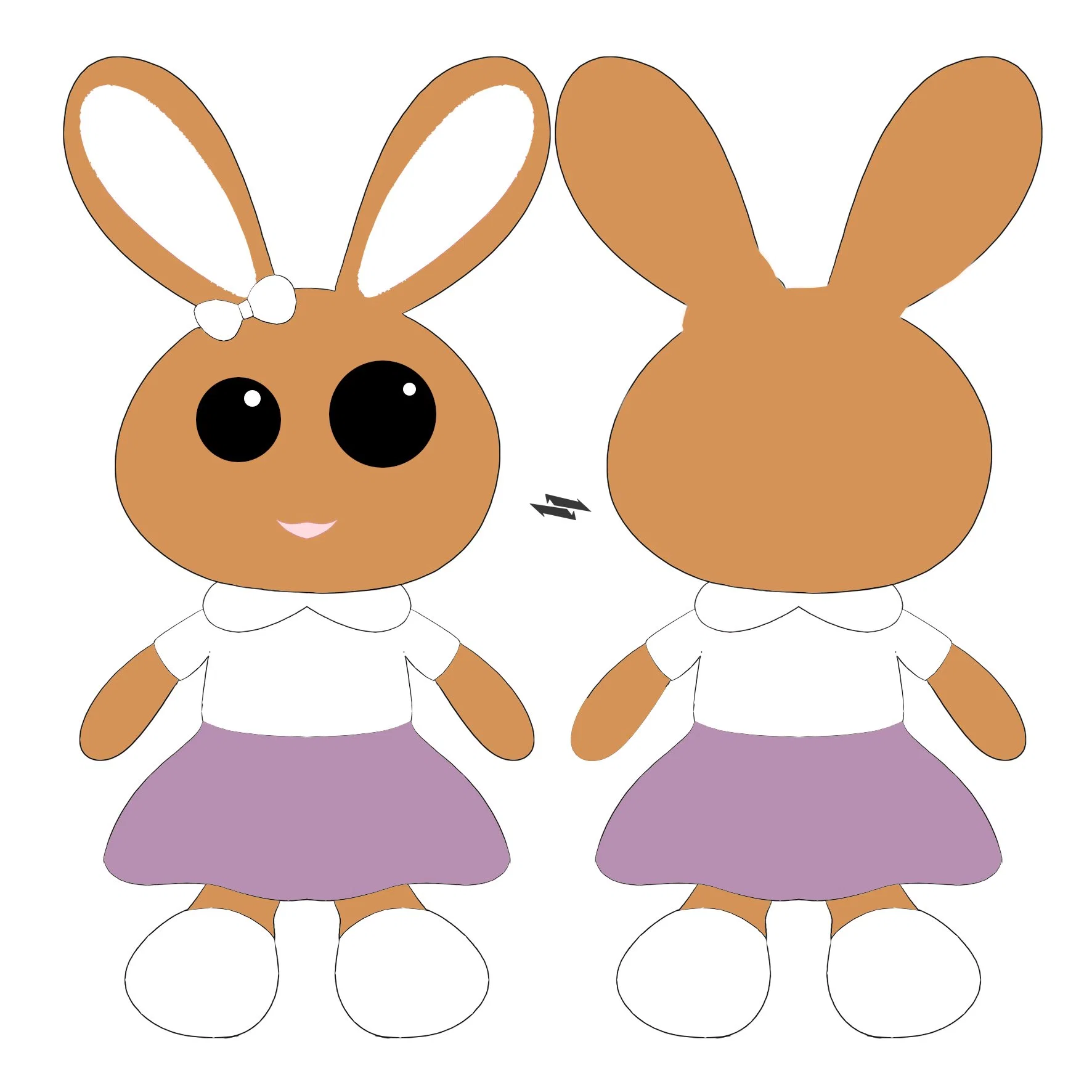 2023 Hot Sale Custom cute Natal Plush Rabbit brinquedos as Presentes
