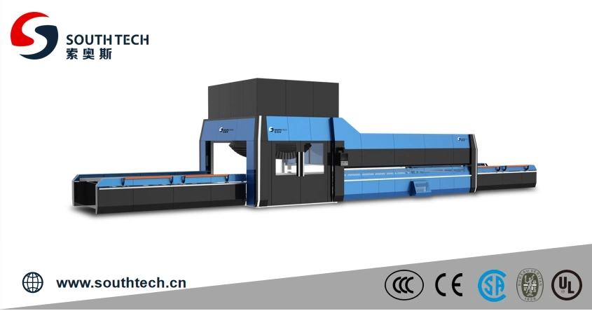 Southtech General Intelligent High Efficiency and Power Saving Mode Passing Bending Glass Processing Manufacturing Machinery (HWG series)