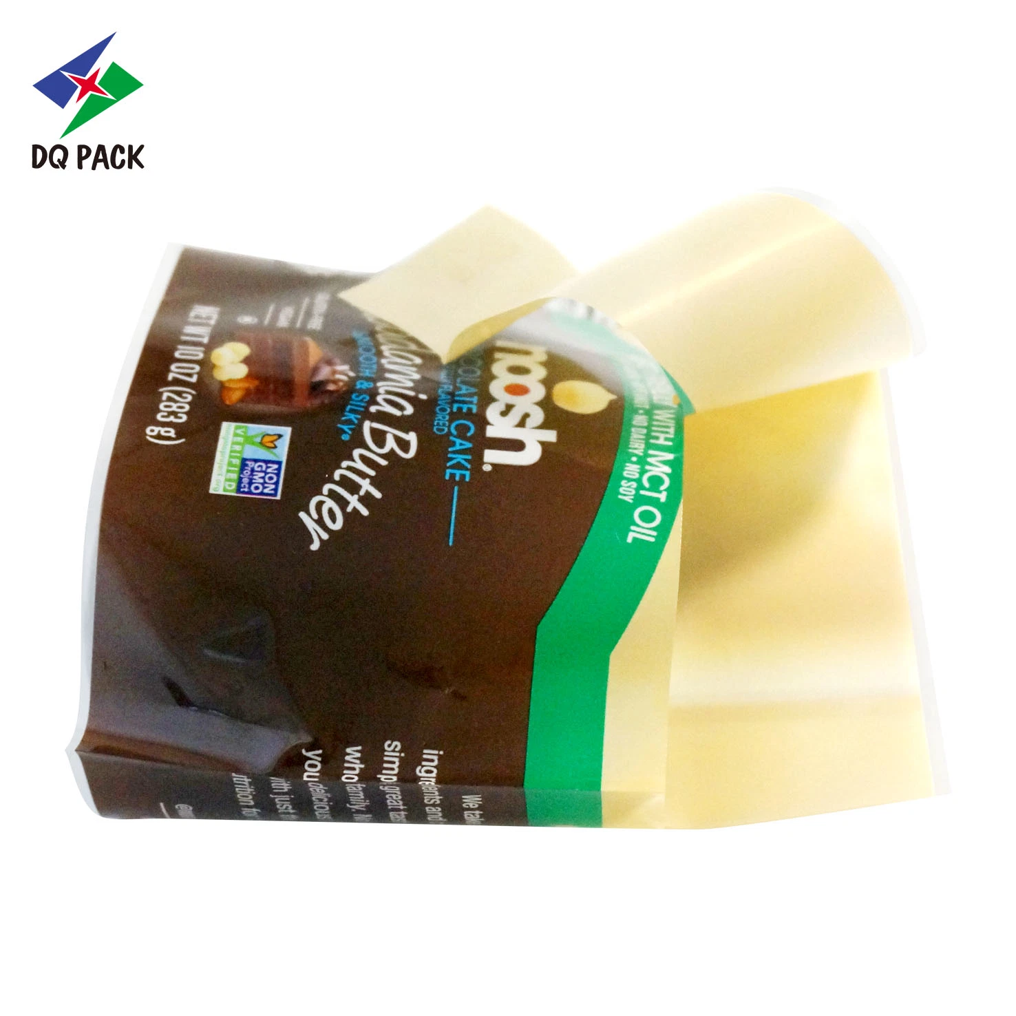 Dq Pack Custom Logo Shrink Sleeves PVC Shrink Sleeve Packaging Labels for Macadamia Butter Label