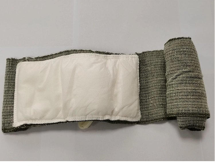 Mdr/Mdd CE Approuvé Stérile Bandage d'Urgence Vert Bandage Hémostatique d'Urgence Bandage Israélien pour Hémorragie Traumatique Bandage Israélien en Stock.